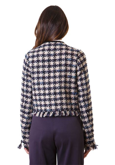 GIACCA BOXY TWEED PIED DE COQUE FORTE FORTE | Blazer | 12809MYJACKET5045